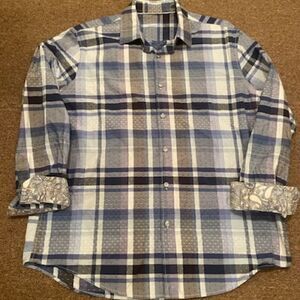 men’s plaid button down shirt